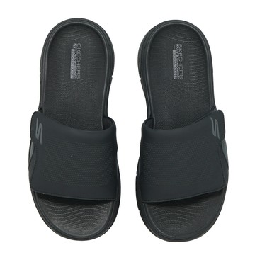 Skechers 拖鞋 Max Cushioning Premier 2.0 男鞋 黑 厚底 229215BBK