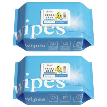 AHOYE 強力去污廚房濕紙巾 廚房清潔濕紙巾 油汙清潔紙巾 一擦即淨  1入  2包