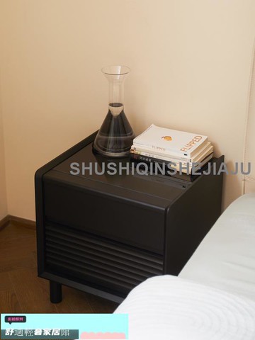 免運配送 床頭櫃 儲物櫃斗櫃 松露床頭柜 實木床邊柜簡約現代臥室收納柜小戶型家用邊柜
