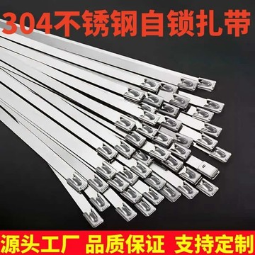 🔥臺灣出貨🔥304不銹鋼紮帶 4.6MM自鎖船用紮帶 金屬防銹固定束綫綁帶 NI9C