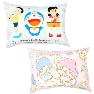 小禮堂 Sanrio 三麗鷗 哆啦A夢 蓬鬆中枕 63x45cm