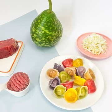 寶寶水餃／幼兒繽紛水餃-蒲瓜鮮肉口味(每包600公克（50顆）/ 每顆12公克)