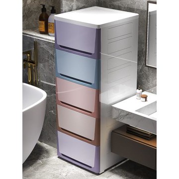 加高加深夾縫收納柜抽屜式廚房衛生間縫隙置物架浴室塑料窄邊柜子