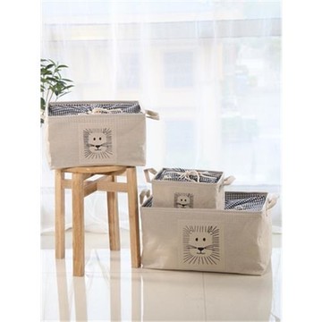 可折疊布藝整理收納筐籃 (大號)