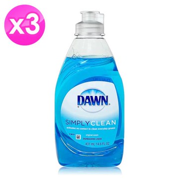 DAWN洗碗精(原味)14.6oz/431ml x3瓶