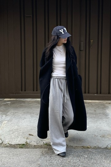 冬天抗拒不了舒適兩穿刷毛棉褲