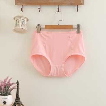 3264女士內褲200斤高腰新款大碼內褲胖mm大號純色三角內褲