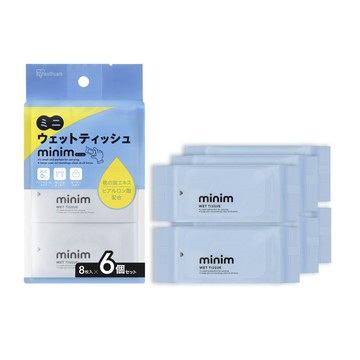 IRIS迷你款minim濕紙巾8張6入PWT_6PN