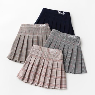 百搭 女童百褶裙短裙 兒童學院風裙子 格子半裙校裙 中大童春夏款