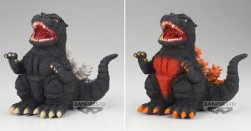 哥吉拉 Q版 BP 景品 東寶怪獸系列 鎮座獸 哥吉拉 1995 紅蓮哥吉拉 GODZILLA 兩隻一組 日版