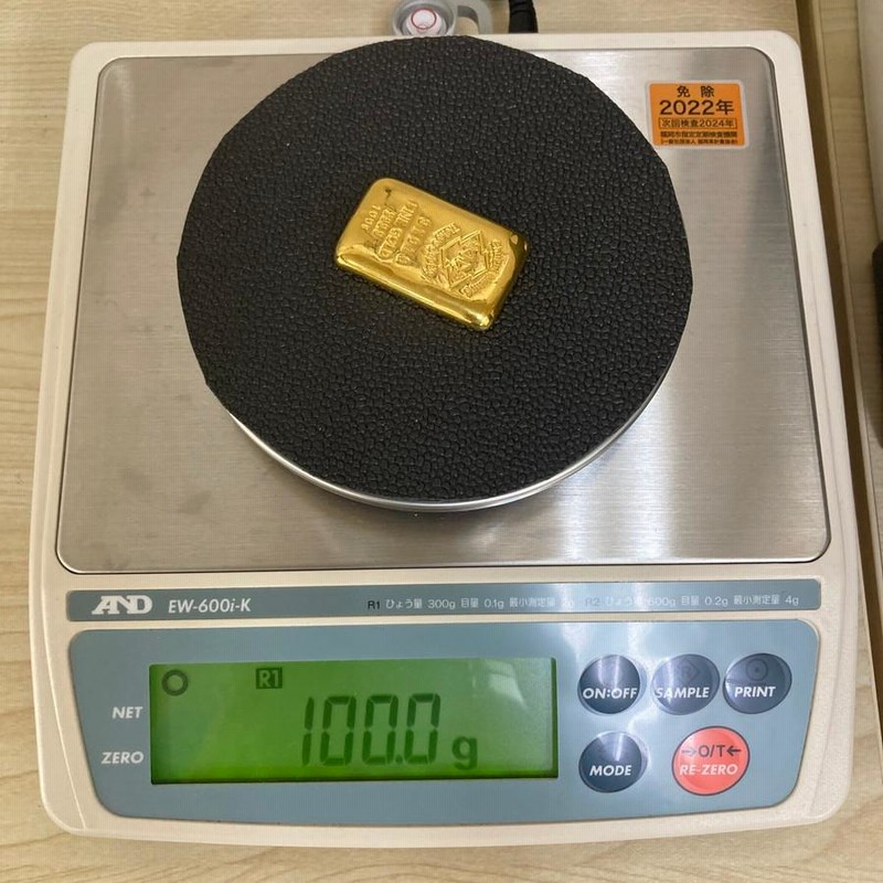 確認用 自然金 貴金属宝石高価買取・質のTRIANGLE【中外鉱業㈱ Chugai Mining