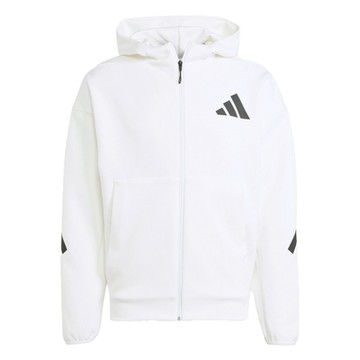 Adidas M Z.N.E. FZ 男款 白色 愛迪達 運動 連帽 外套 JF2443