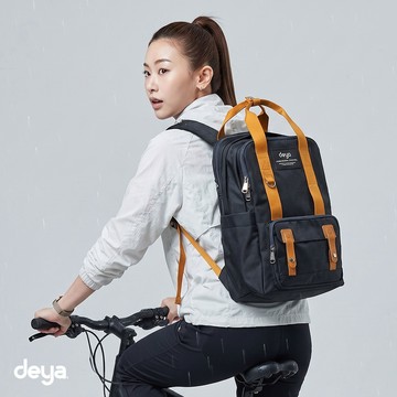 deya Wander 蒼芎藍雙肩大背包(14吋筆電包) 62507095637