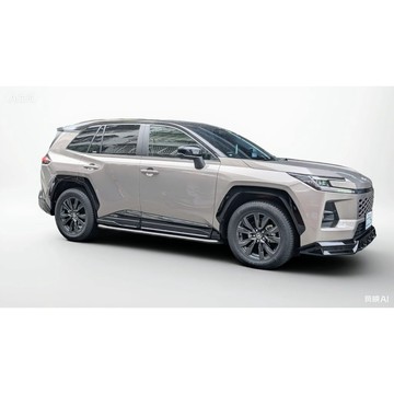 ​【台灣現貨】2026 六代 RAV4 專用 鋼琴亮黑 空力套件組 前下巴 側裙 後下擾流 運動版 改裝