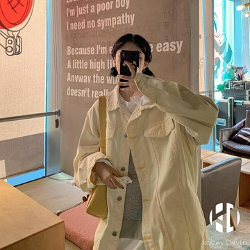 牛仔外套女春秋學生韓版早春裝原宿夾克【聚物優品】