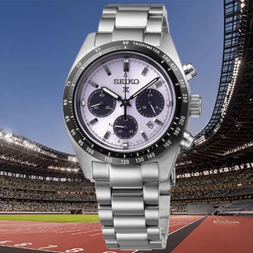 SEIKO精工 PROSPEX 2025世界田徑錦標賽 江戶紫 太陽能計時腕錶 新年禮物 推薦 送禮 V192-0AP0P/SSC955P1