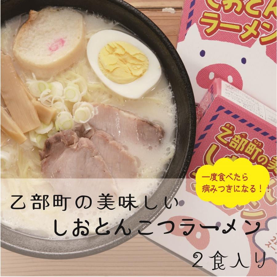 しおとんこつラーメン 生麺 人気店 監修 とんこつラーメン ラーメン 乙部町の美味しいしおとんこつラーメン