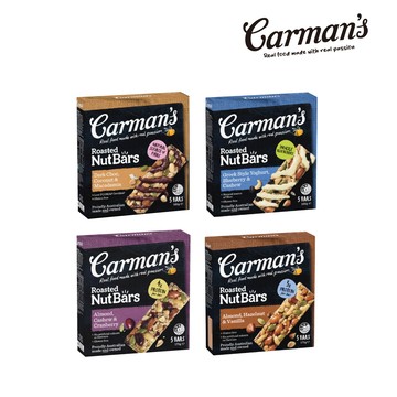 [澳洲 Carman's] 堅果棒(160g/盒) 口味任選- 2入組