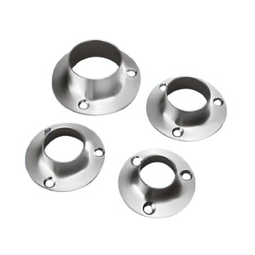 【創藝】不鏽鋼圓管法蘭座(19/22/25/32 四款可選)(台灣快速出貨)低法蘭座 衣管掛 衣桿座 圓管座 衣管托