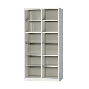 DAHFU 大富 HDF多用途置物櫃 12格開放式 W900xD510xH1802mm 全鋼製 / 個 HDF-2512-OP【APP滿額下單10%點數(單一帳號最高5000點)】1/31止