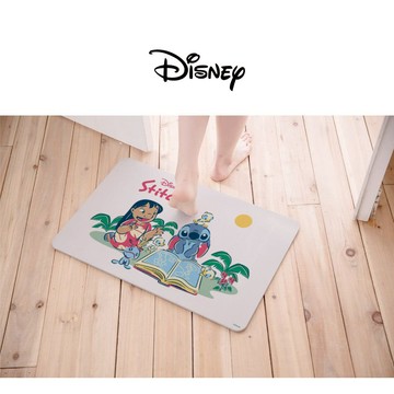 【收納王妃】Disney 迪士尼 硬式珪藻土地墊 史迪奇 地墊 吸水墊 (60x39x0.9cm)