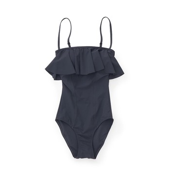 Brooklyn 荷葉邊高質修身, 顯瘦連身泳裝