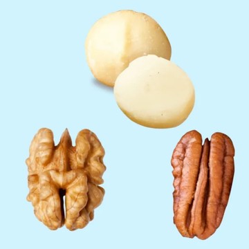 【堅強堅果】3件組(夏威夷豆+胡桃+核桃)