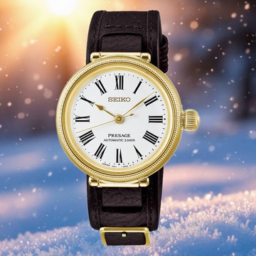 SEIKO_精工 Presage 創業 145 週年紀念限定琺瑯機械錶-35mm 6R51-00E0J (SPB538J1)