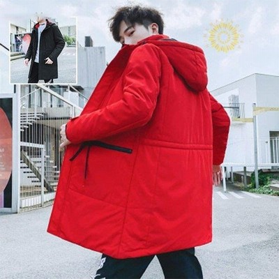 ダウンジャケット メンズ 軽量 ダウンコート ロング丈 冬物 冬服 アウター 黒 フード付き 防寒 彼氏 男性 ロングコート 無地 通販 Lineポイント最大get Lineショッピング