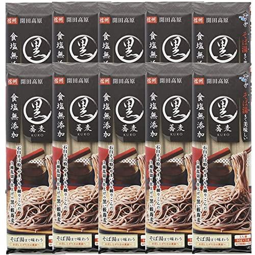 はくばく 霧しな そば湯まで美味しい蕎麦 黒 270g*10袋 1ケース