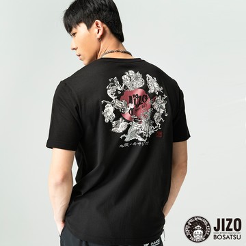 【2件7折】異境山海百鬼夜行短TEE(黑) - BLUE WAY 地藏小王