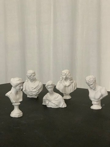 希臘神像/石膏雕像/ 維納斯 赫爾莫斯 布魯特斯 聖喬治 莫里哀