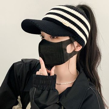 Acorn*橡果-新款空頂帽棒球帽防曬機能帽遮陽帽1733(黑色)