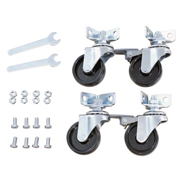 【品樂生活】MIT角鋼架專用50MM工業輪組(二活二煞) 角鋼架配件 角鋼架專用輪組