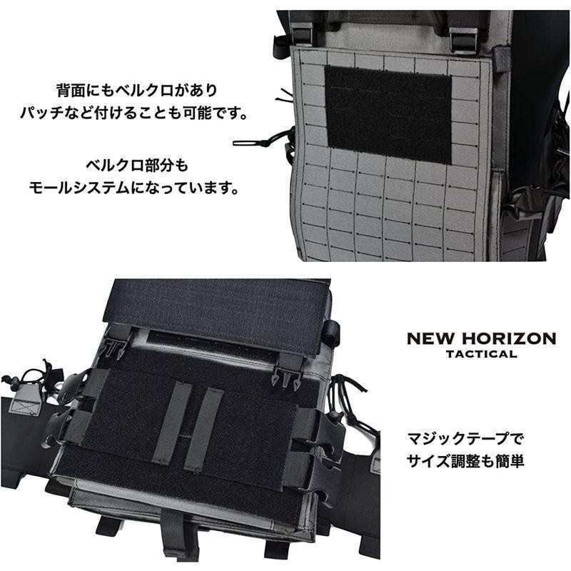 NEW HORIZON タクティカルベスト プレートキャリア サバゲー ベスト