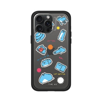 iPhone 15 Pro Max Mod NX 黑 - 貓貓蟲咖波 Bugcat Capoo - 奇怪咖波貼貼樂