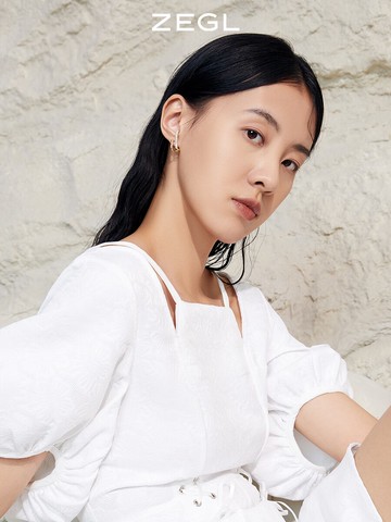 ZEGL復古耳釘女小眾設計感簡約耳環ins風氣質925銀針秋冬季耳飾品