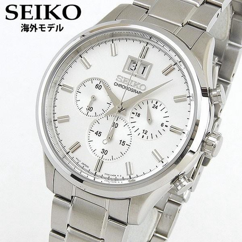 SEIKO セイコー クロノグラフ SPC079P1 海外モデル メンズ 腕時計