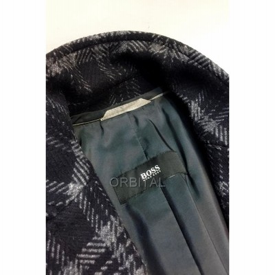 代官山)HUGO BOSS ヒューゴボス ウール チェック柄 チェスター