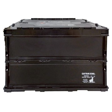 CAPTAIN STAG 鹿牌 CS經典款可折疊收納箱 50L 黑色  1個