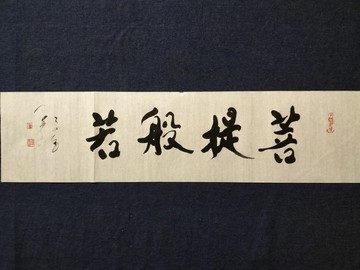 菩提般若  隨意楷  未裱