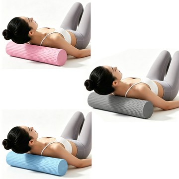 MUAN EVA 3D狼牙棒實心按摩滾筒 45*12cm (瑜珈柱/筋膜滾輪/運動放鬆/高耐壓抗擠)