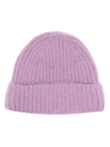 ASPESI - ribbed wool beanie - men - Wool - One Size - Purple