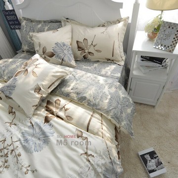 躺在雲端 美式田園床單被套 棉床用品床笠床裙四件套七天預購+現貨
