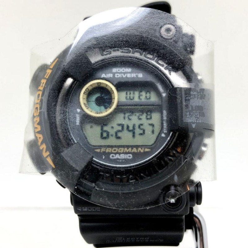 G-SHOCK ジーショック CASIO カシオ 腕時計 DW-8200BM-1T フロッグマン FROGMAN MEN IN BLACK 第2弾  メンインブラック デジタル 【IT3L58S76NJA】 | LINEブランドカタログ