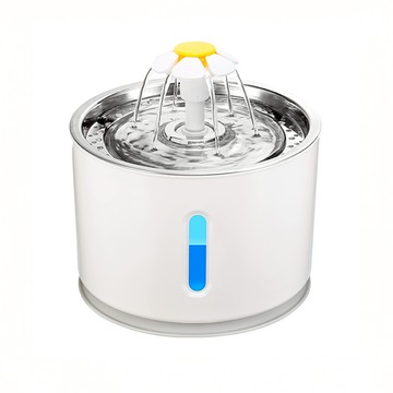 寵物自動飲水機 不銹鋼盆 小花款