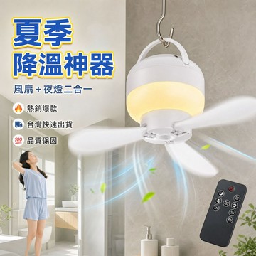 二合一吊掛小風扇【台灣發🧊免釘免鑽孔】多功能吊扇燈 風扇燈 壁掛風扇燈 靜音遙控風扇燈 靜音涼爽 廁所好夥伴 大學生宿舍