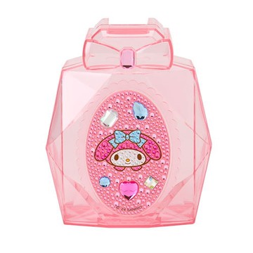 asdfkitty*美樂蒂 香水瓶造型亮鑽收納盒 置物盒 整理盒 禮物盒-日本正版商品