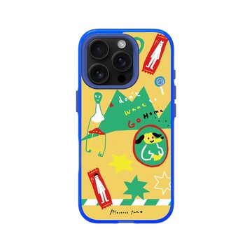 iPhone 16 Pro Clear 激光藍 - MacaronToe 馬卡龍腳趾 - 爆炸糖果店 Candy Crush