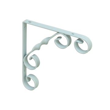 渦卷型板托6 *6 白色二入 適用層板 深20cm